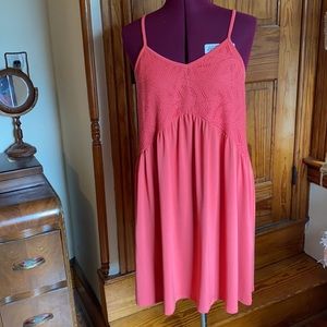 Xhilaration mid dress in Salmon, size L.